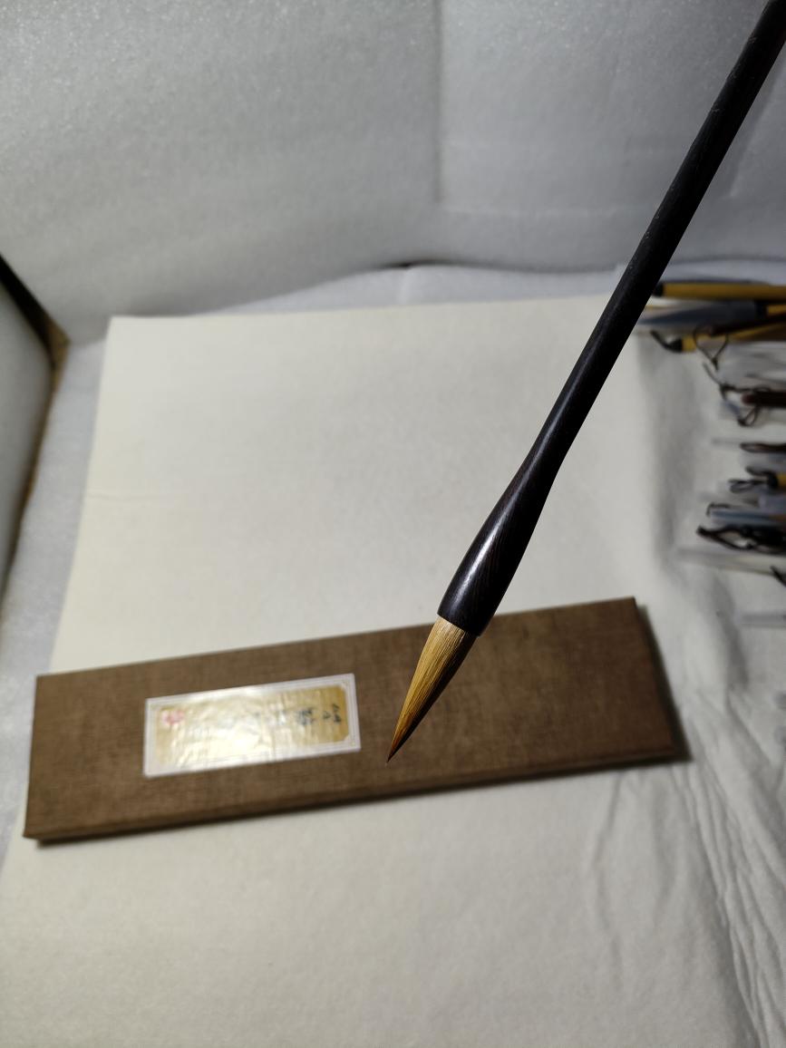 [江龍笔荘]高品质狼毫楷书 欧楷 田楷 赵楷出峰3.8   口径1.0cm