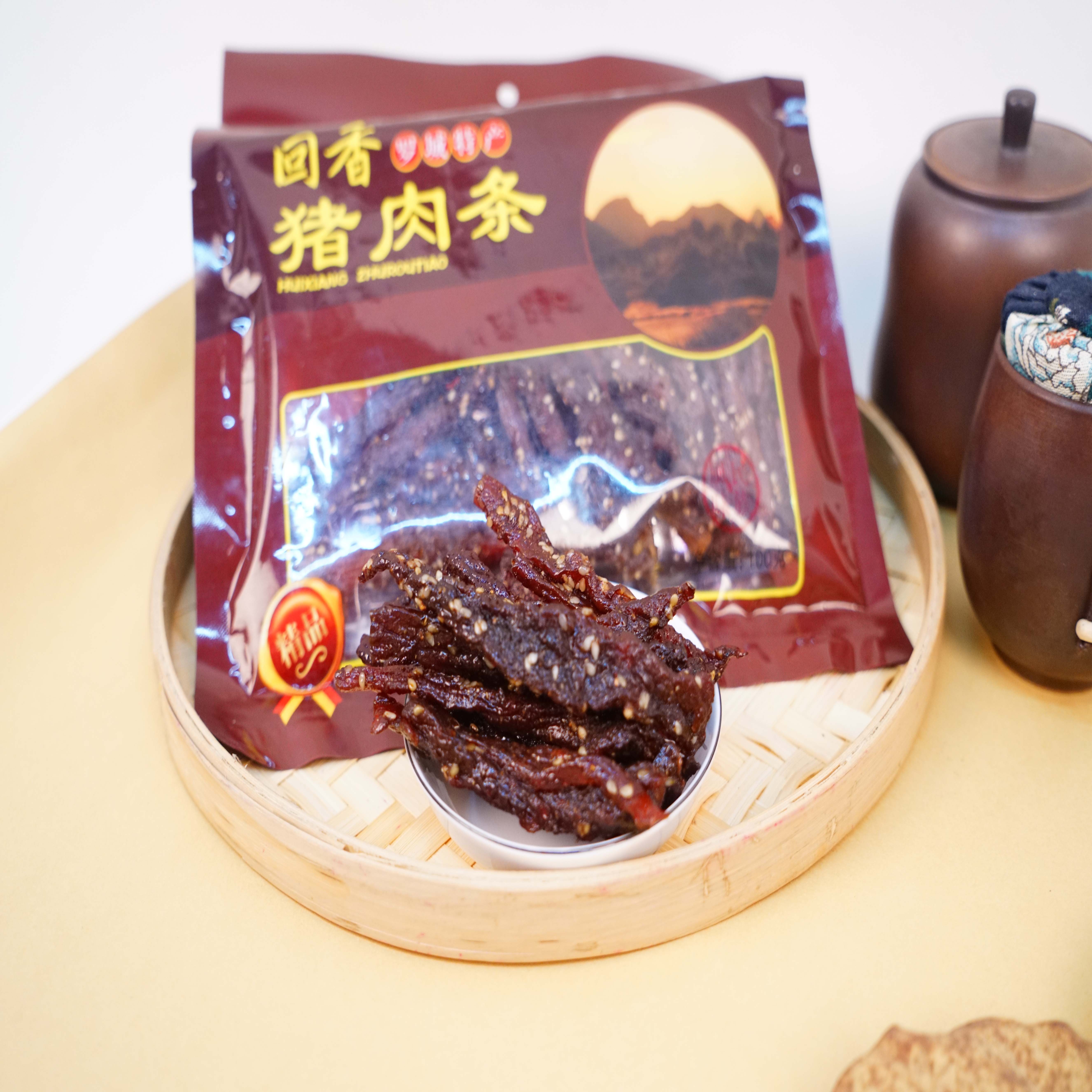 罗城仫佬族自治县姆佬侬 猪肉条 零食办公室必备