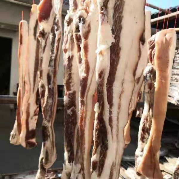 农家手工自制腌肉风干五花肉后腿肉