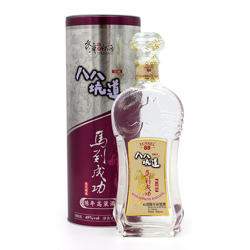 八八坑道中国台湾省八八坑道马到成功45度礼盒装白酒45%vol600ml