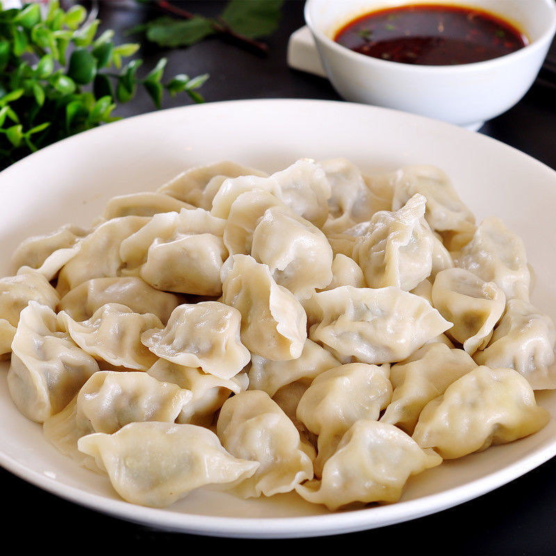 大馅手工水饺新鲜猪肉馅早餐晚餐速食蒸饺煎饺馄饨500克山东水饺
