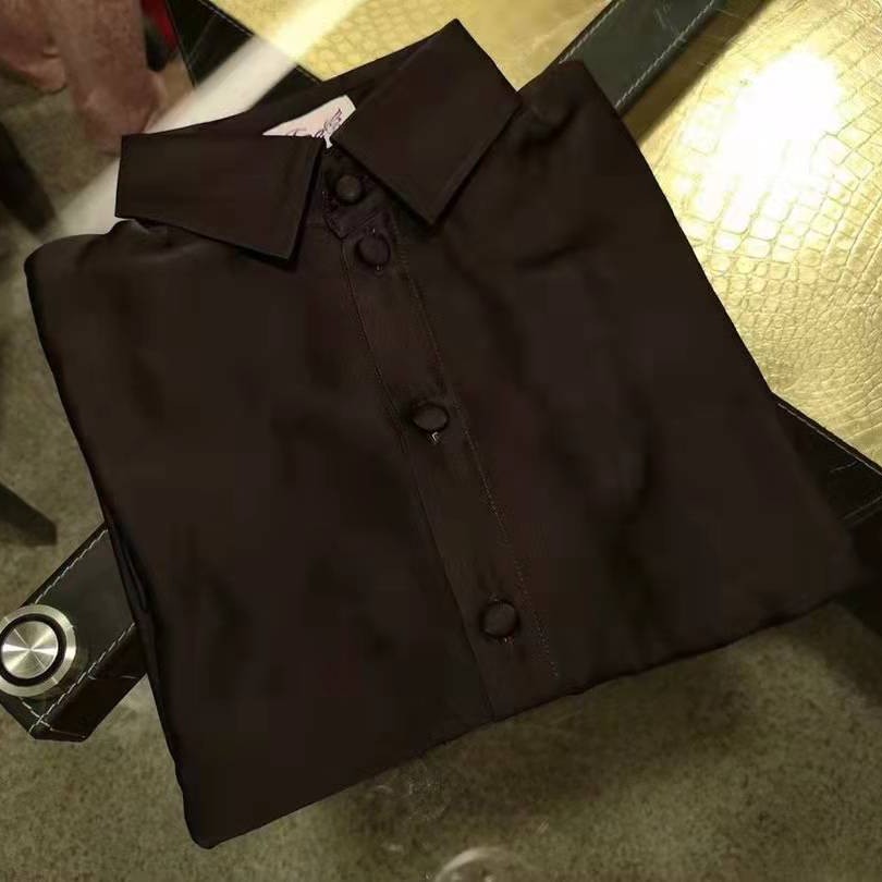 JO2黑色基础款百搭显瘦衬衫