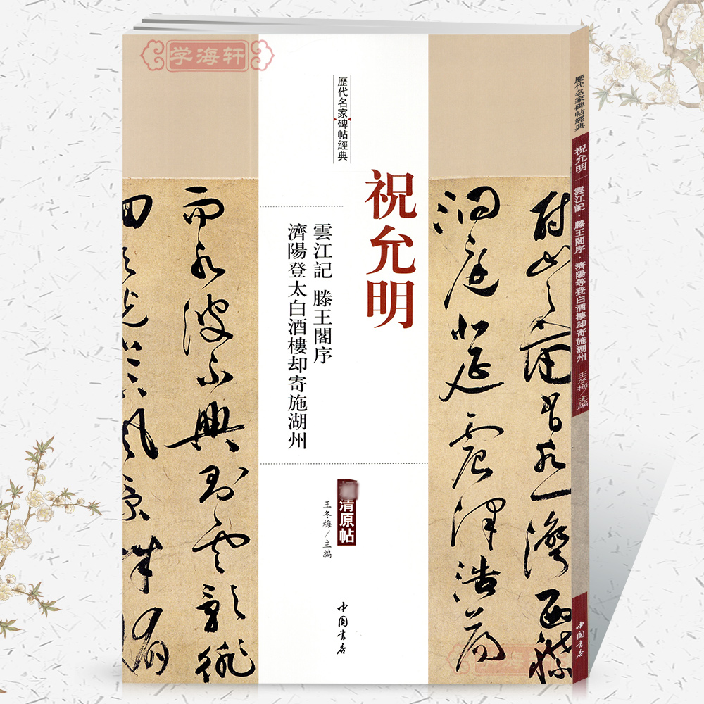 祝允明云江记滕王阁序历代名家碑帖原贴王冬梅繁体旁注祝枝山草书