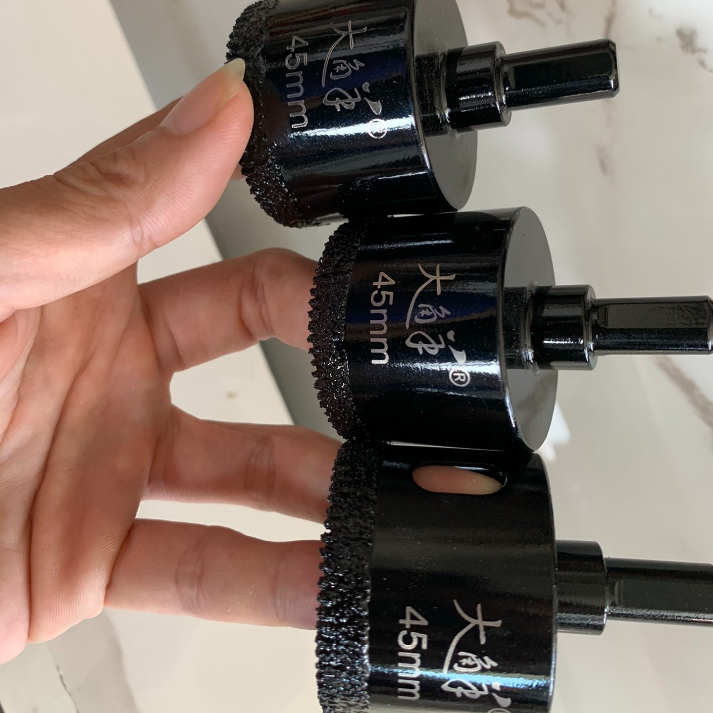 45大角羊锯齿锋利开孔器     瓷砖开孔器   