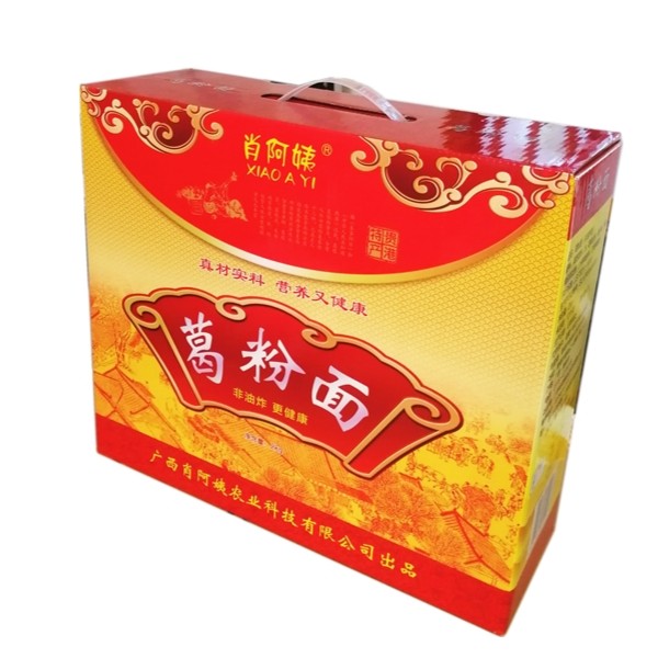 广西特产特色面条挂面线面肖阿姨葛粉面2000g非油炸早餐面波纹面