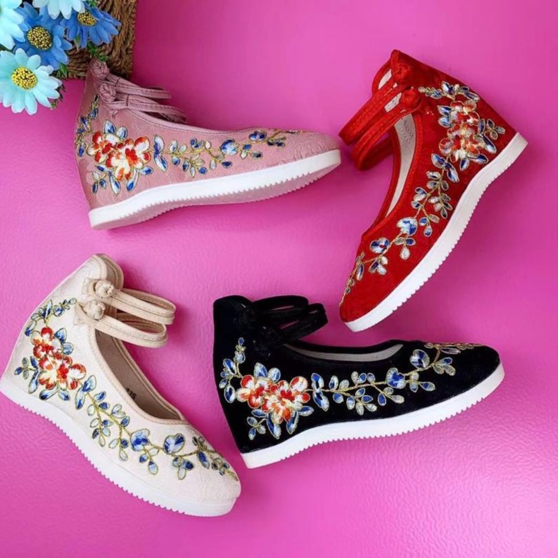 老北京刺绣绣花鞋-50（脚宽脚胖建议拍大一码）