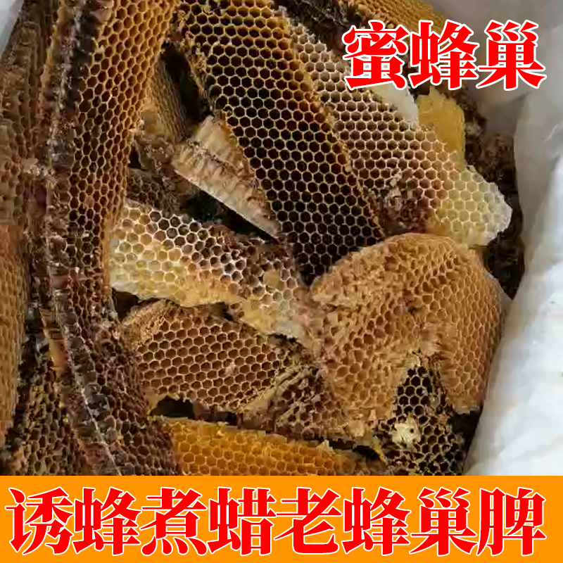 中蜂老蜂巢脾皮可引诱蜂找蜂煮蜡原料招蜂刷蜂箱桶专用快速来蜂