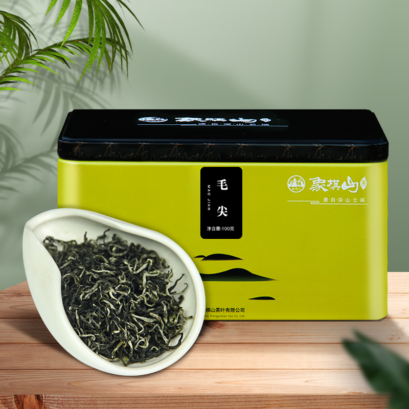 象棋山昭平绿茶2025新茶明前春茶高山毛尖100g广西昭平栗香名茶