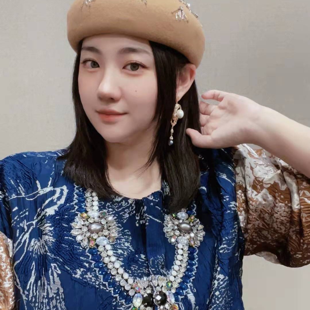 JO2深蓝色彩宝重工短外套特价断码