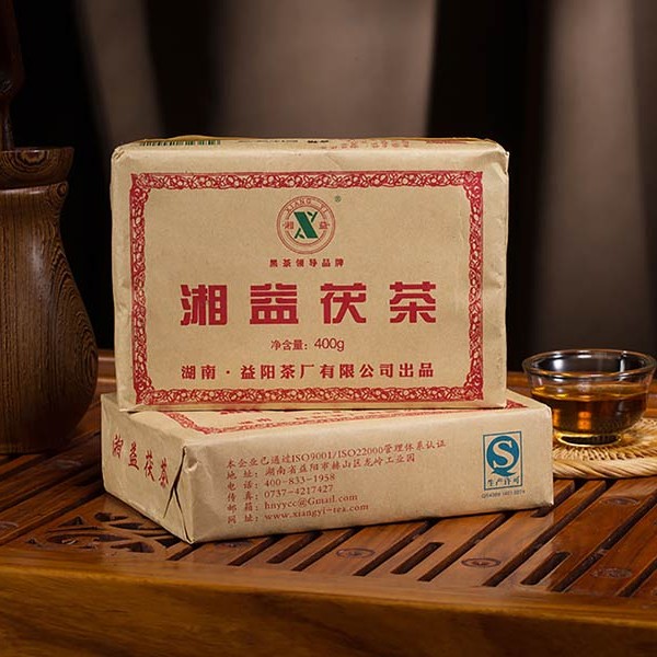 湘益茯茶益阳茶厂红丝带400g