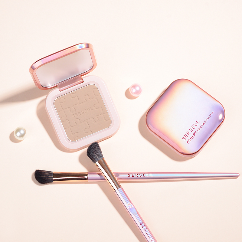 【国货彩妆】瑟色单色修容粉饼新手盘修饰脸部立体鼻梁侧影阴影便携