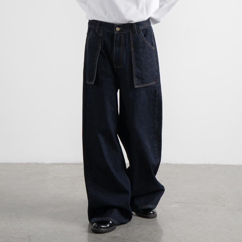 CONP 21AW Chill Jeans 原色大廓形牛仔裤