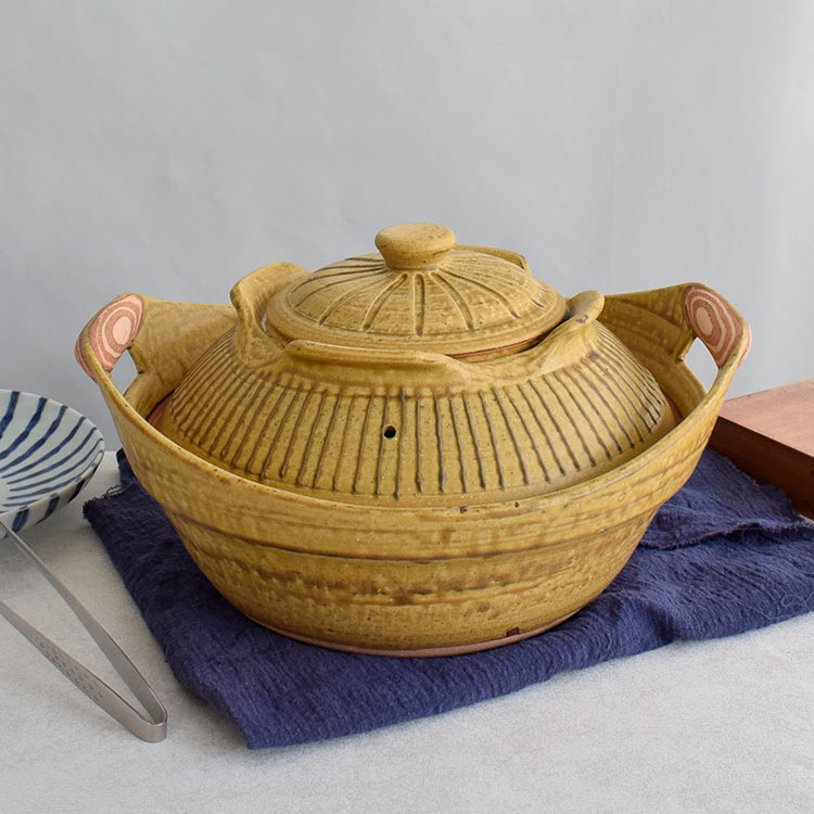 独步炎日本原装进口呷浦呷浦陶火锅耐高温涮锅涮羊肉锅可烤涮砂锅