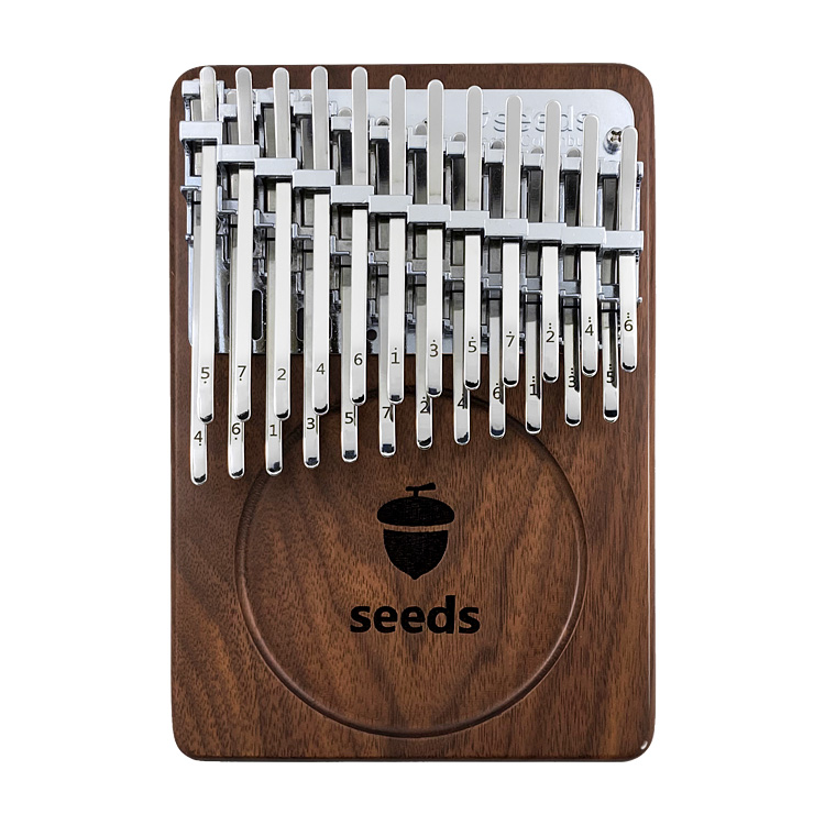 果实拇指琴哥伦布24音卡林巴17音21音seeds板式kalimba手指琴乐器商品图